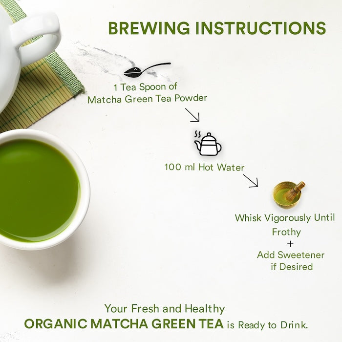 The Tea Ark Japanese Matcha Green Tea Powder, (20 Cups), 50g