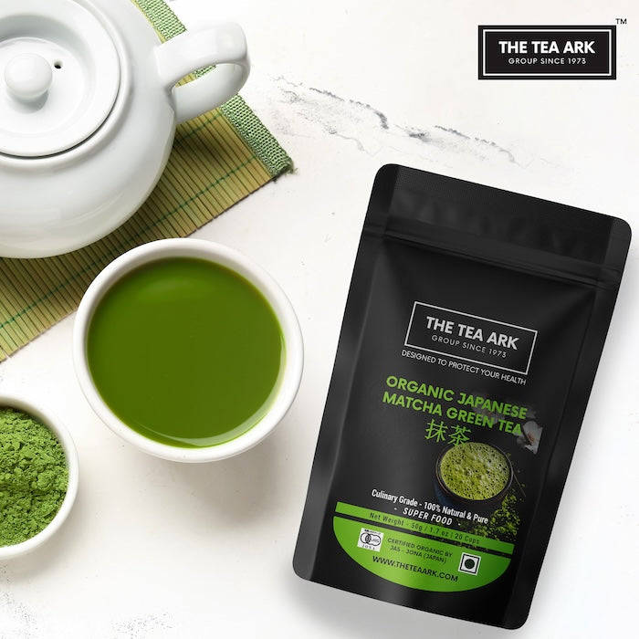 The Tea Ark Japanese Matcha Green Tea Powder, (20 Cups), 50g