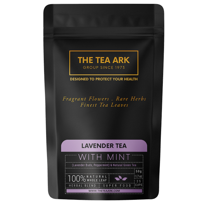 The Tea Ark Lavender Peppermint Green Tea, Bedtime Tea
