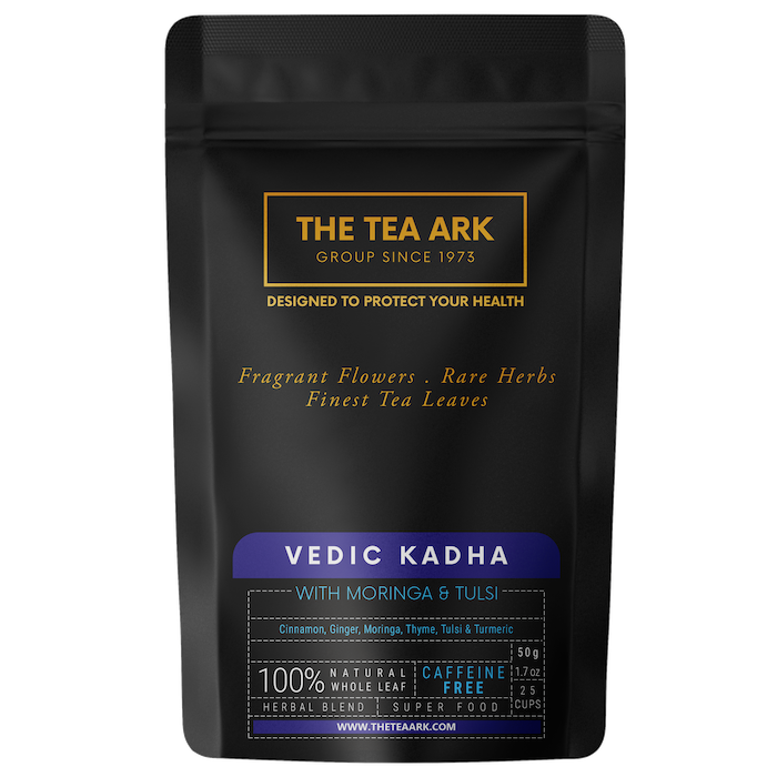 The Tea Ark Vedic Kadha Tea with Moringa & Tulsi