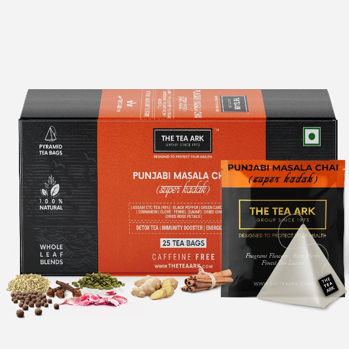 The Tea Ark Punjabi Masala Chai, Super Kadak with Premium Assam CTC