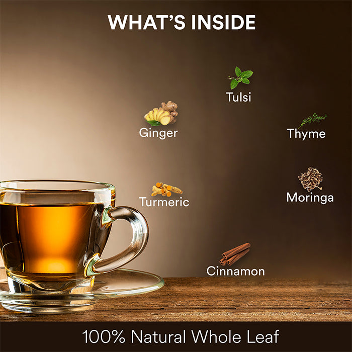 The Tea Ark Vedic Kadha Tea with Moringa & Tulsi