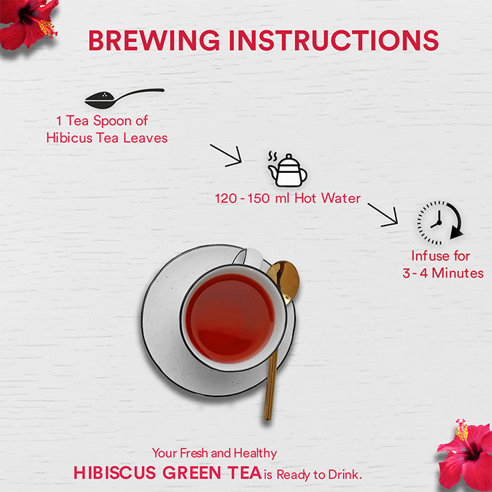 The Tea Ark Hibiscus Rose Green Tea