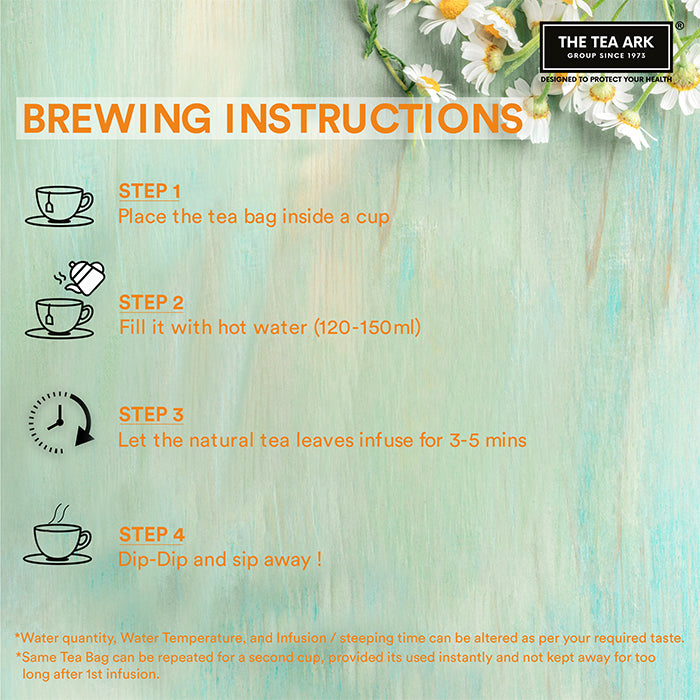 The Tea Ark Chamomile Green Tea