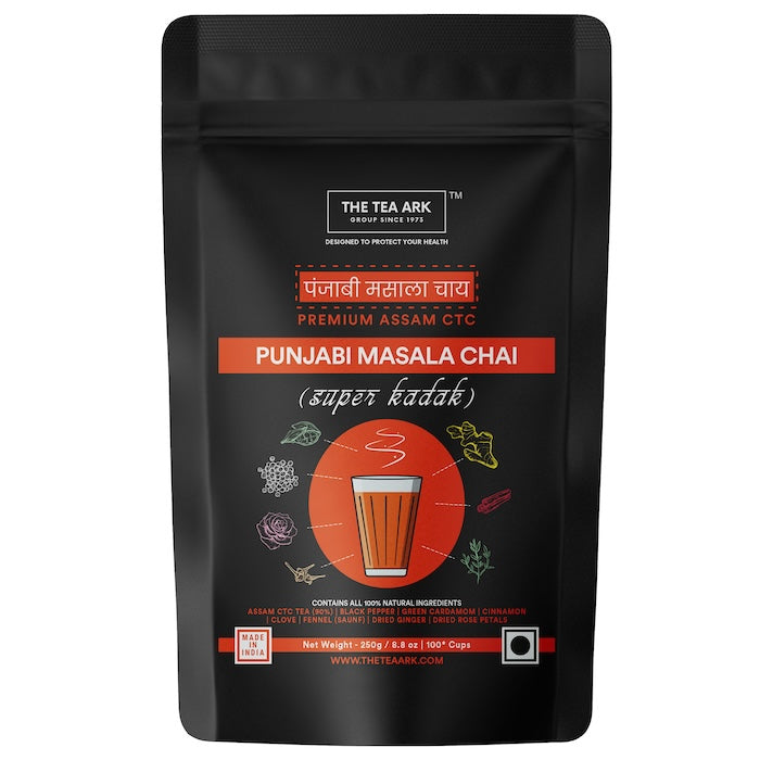 The Tea Ark Punjabi Masala Chai, Super Kadak with Premium Assam CTC