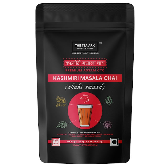 The Tea Ark Kashmiri Masala Chai, Shahi Swaad with Premium Assam CTC, 250g