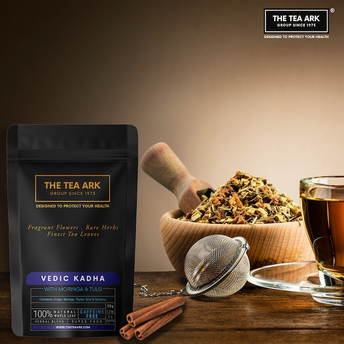 The Tea Ark Vedic Kadha Tea with Moringa & Tulsi