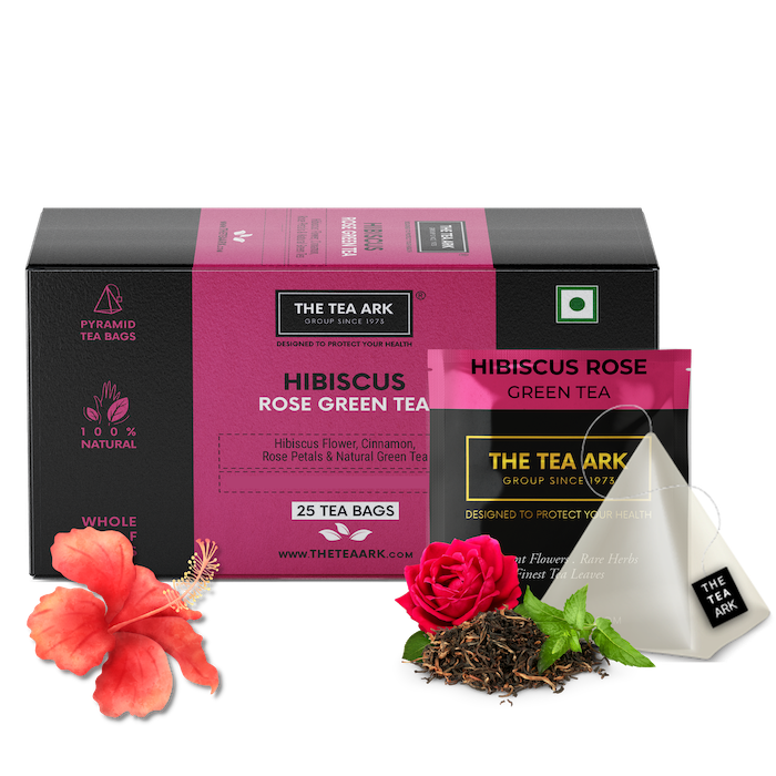 The Tea Ark Hibiscus Rose Green Tea