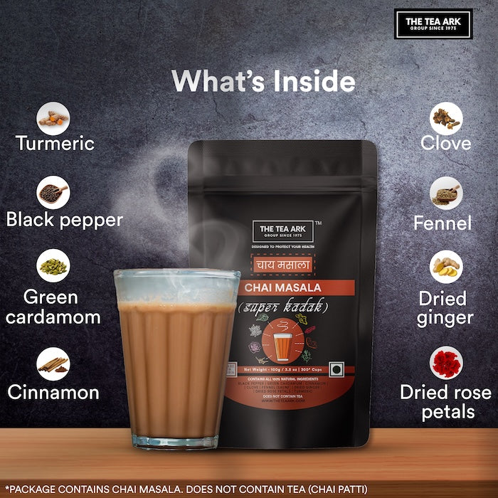 The Tea Ark Chai Masala, Super Kadak, 100g
