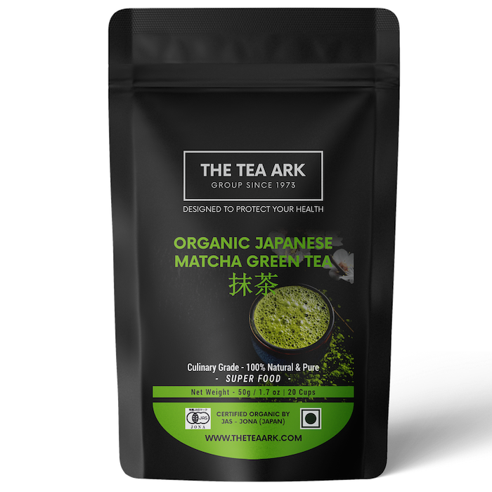 The Tea Ark Japanese Matcha Green Tea Powder, (20 Cups), 50g