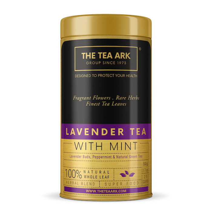 The Tea Ark Lavender Peppermint Green Tea, Bedtime Tea