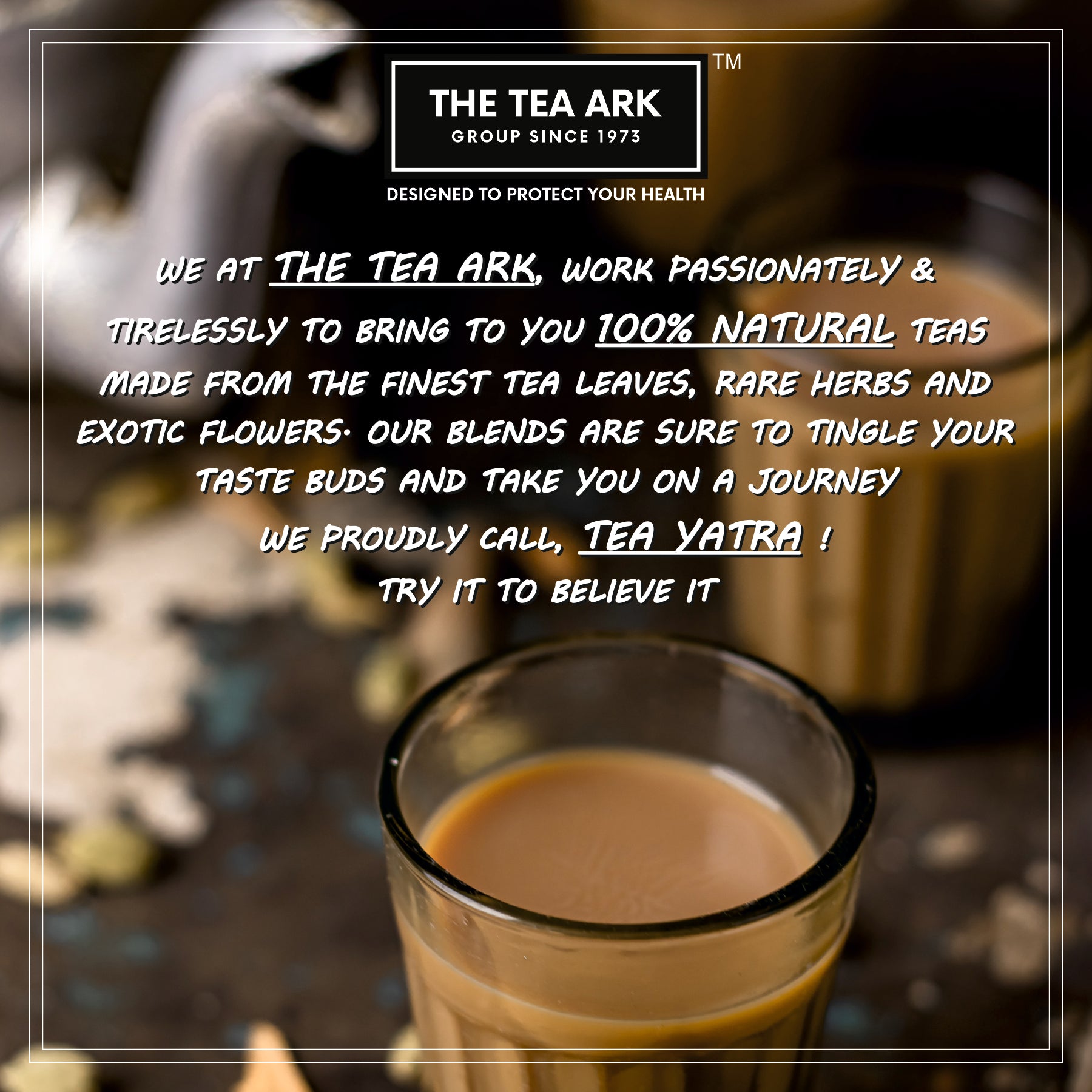 The Tea Ark Assam CTC Premium Black Tea Powder Chai Patti