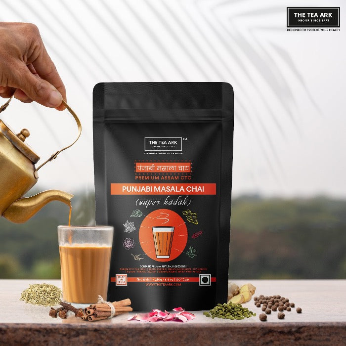 The Tea Ark Punjabi Masala Chai, Super Kadak with Premium Assam CTC