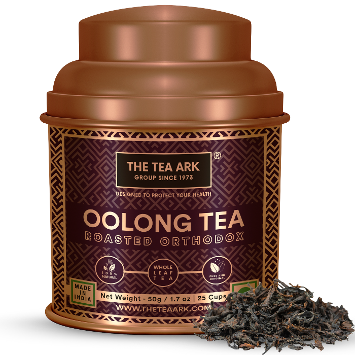 The Tea Ark Oolong Tea Leaves, Roasted Orthodox Herbal Tea, 50g