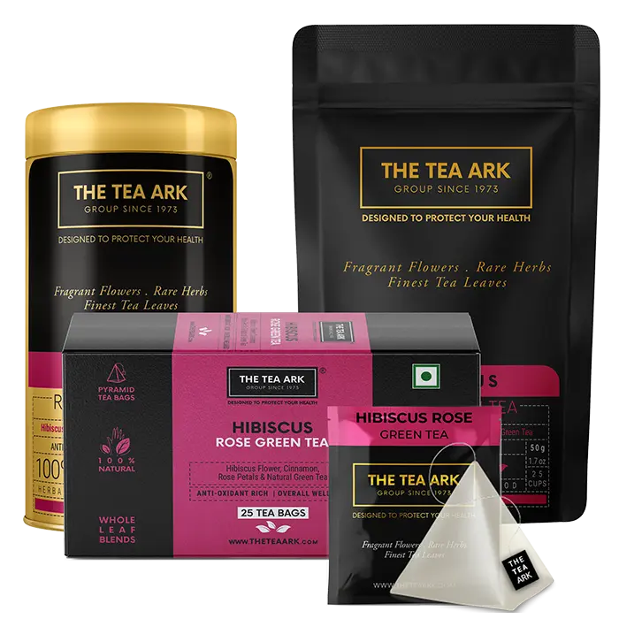 The Tea Ark Hibiscus Rose Green Tea