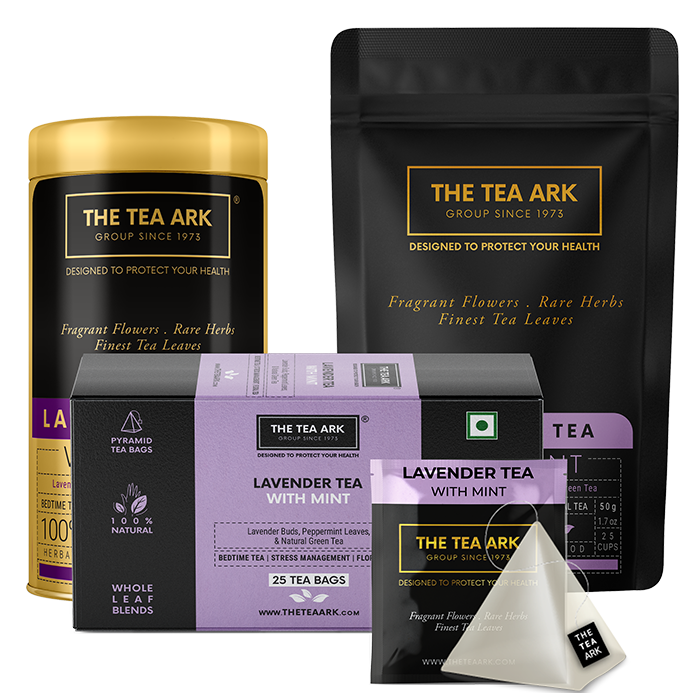 The Tea Ark Lavender Peppermint Green Tea, Bedtime Tea