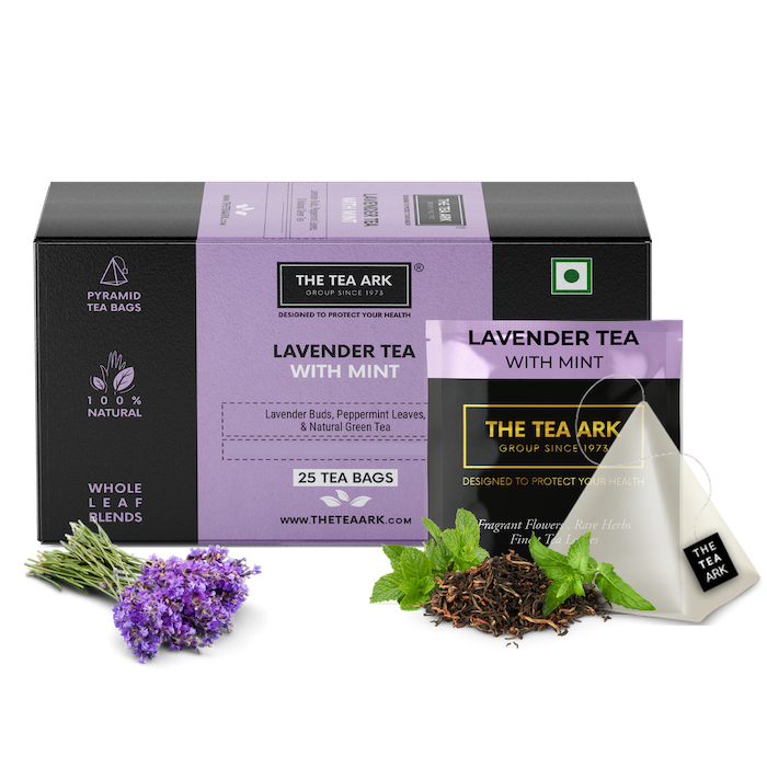 The Tea Ark Lavender Peppermint Green Tea, Bedtime Tea