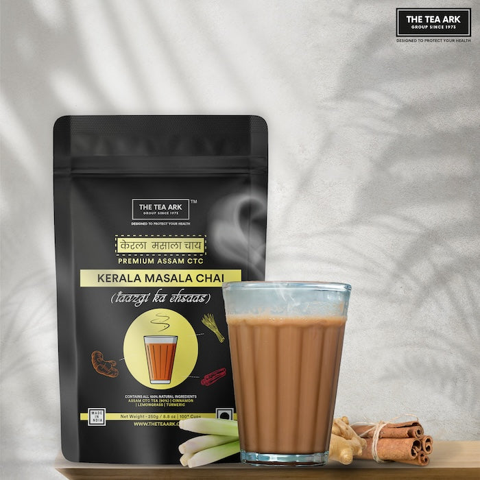 The Tea Ark Kerala Masala Chai, Taazgi Ka Ehsaas with Premium Assam CTC, 250g