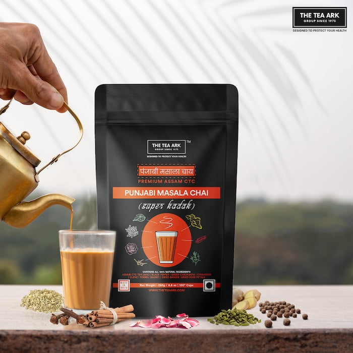 The Tea Ark Punjabi Masala Chai, Super Kadak with Premium Assam CTC