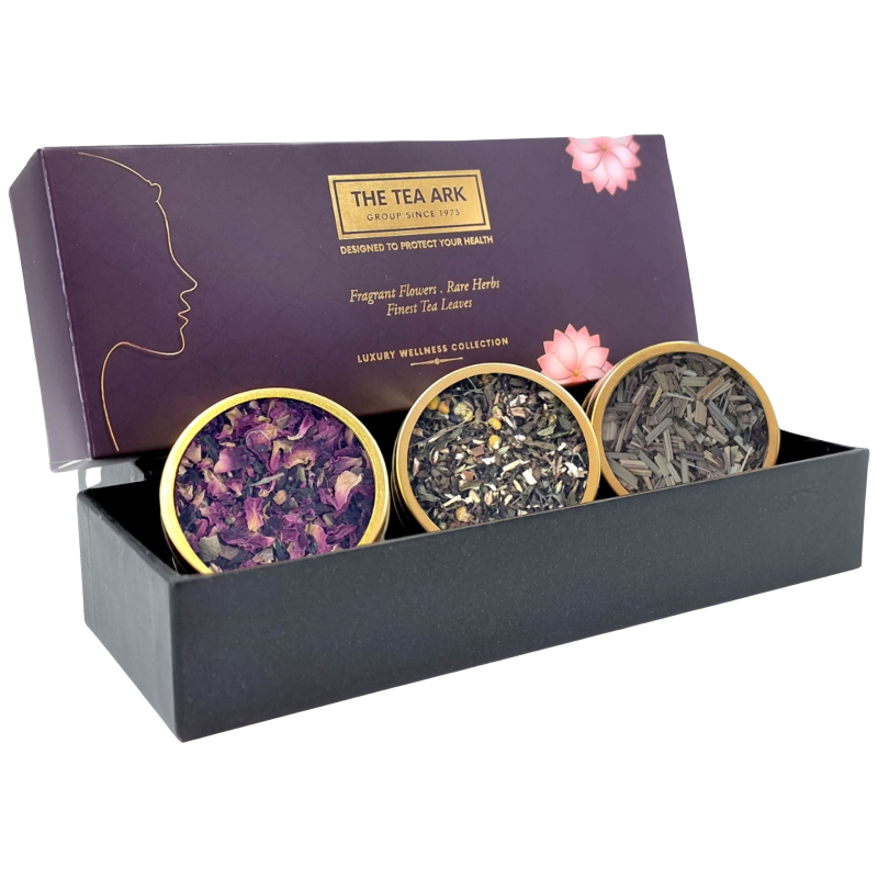 The Tea Ark Lady Love Gift Box with 3 Different Types of Assorted Tea Flavours