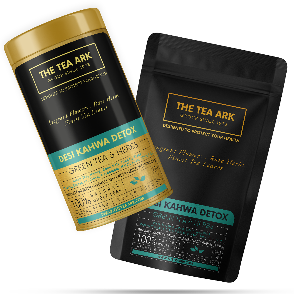 The Tea Ark Desi Kahwa with Green Tea & Herbs (50 Cups), 100g