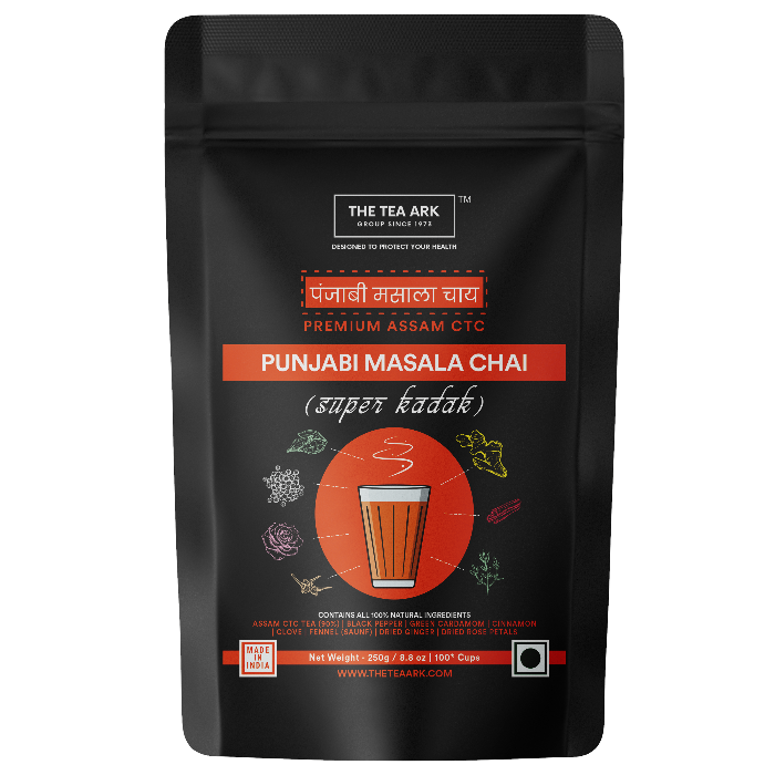 The Tea Ark Punjabi Masala Chai, Super Kadak with Premium Assam CTC